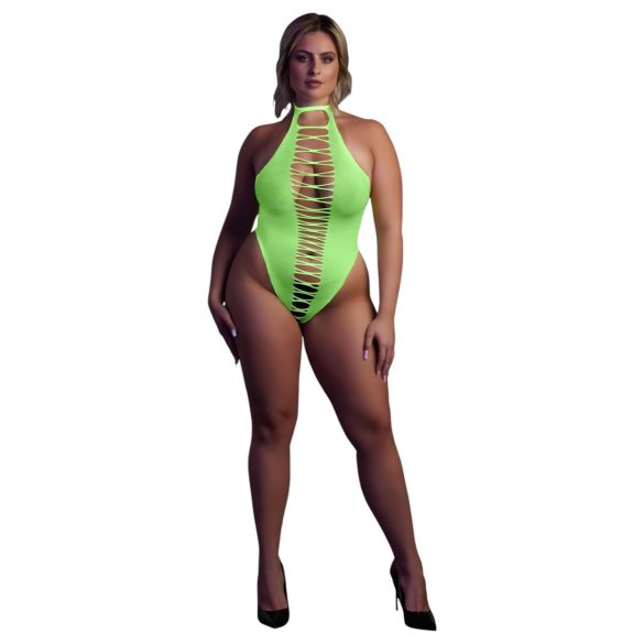Ouch! - body aperto fosforescente (verde neon)