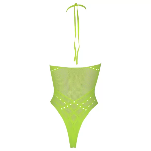 Ouch! - body effetto fluorescente con spalline - neon verde