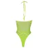 Ouch! - body effetto fluorescente con spalline - neon verde