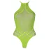 Ouch! - body effetto fluorescente con spalline - neon verde
