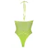 Ouch! - body effetto fluorescente con spalline - neon verde