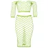 Ouch! - completo gonna e top fosforescenti - neon verde
