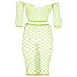 Ouch! - completo gonna e top fosforescenti - neon verde