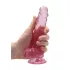 RealRock - dildo realistico trasparente - rosa 17cm