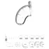 ManCage - Modello 13 gabbia per pene (trasparente) - 6,5 cm