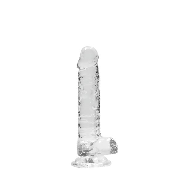 RealRock - dildo realistico trasparente - 17 cm