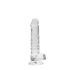 REALROCK - dildo realistico trasparente - trasparente (17 cm)
