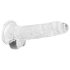 REALROCK - dildo realistico trasparente - trasparente (17 cm)