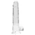 RealRock - dildo realistico trasparente - 19cm