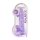 REALROCK - dildo realistico trasparente - viola (22cm)