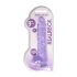 REALROCK - dildo realistico trasparente - viola (22cm)