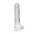 REALROCK - Dildo realistico trasparente - 22cm