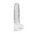 REALROCK - Dildo realistico trasparente - 22cm