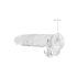 REALROCK - Dildo realistico trasparente - 22cm