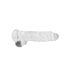 REALROCK - Dildo realistico trasparente - 22cm