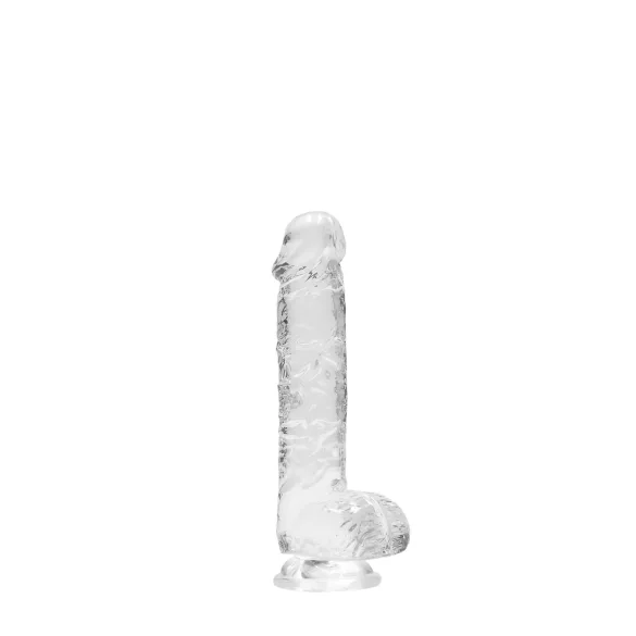 RealRock - dildo realistico - trasparente 15cm