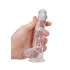 RealRock - dildo realistico - trasparente 15cm