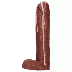 Dicky Cum - sapone forma pene con testicoli - marrone - 250g