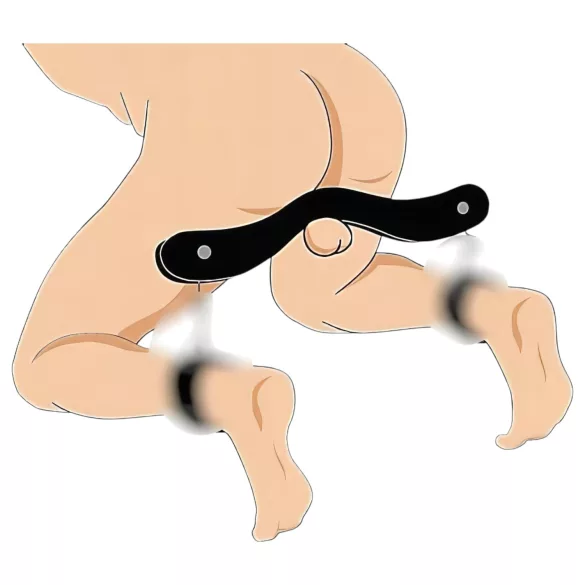 Fa - gabbia per pene in legno - nero