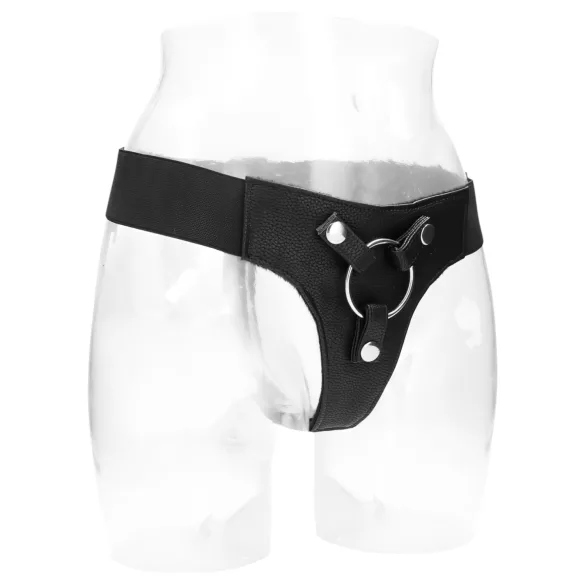 RealRock Elastic - slip per strap-on - nero
