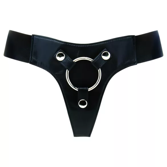RealRock Elastic - slip per strap-on - nero