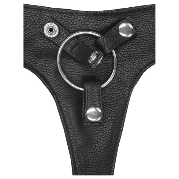 RealRock Elastic - slip per strap-on - nero