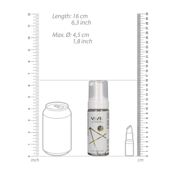 Vive - detergente per sex toys - schiuma igienizzante - 140ml
