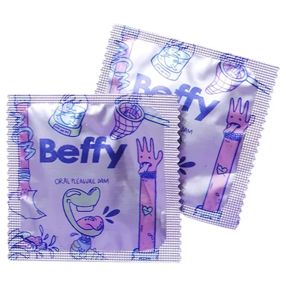 Beffy - preservativo orale ultra sottile - confezione da 2