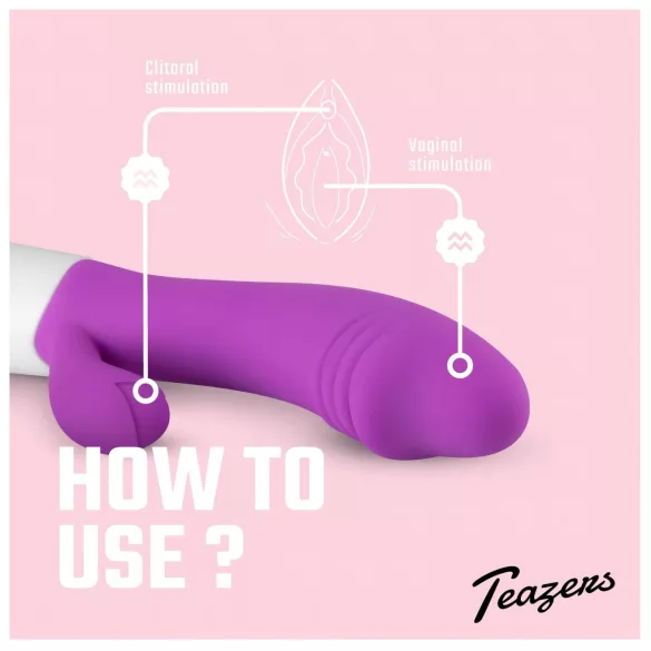 Teazers - vibratore a leva per clitoride (viola)