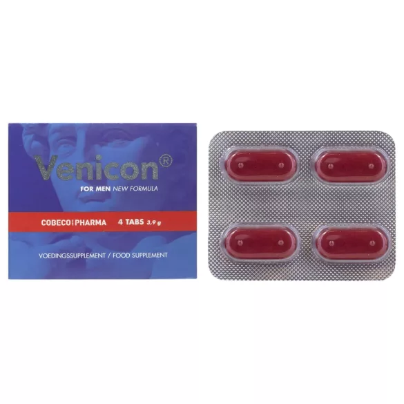 Venicon - integratore alimentare per uomini - capsule (4 pezzi)
