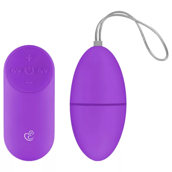 Easytoys - ovetto vibrante 7 modalità telecomando - silicone viola