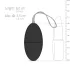 Easytoys - ovetto vibrante telecomandato 7 modalità - nero