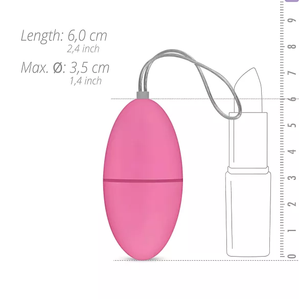 EasyToys - ovetto vibrante indossabile a 7 modalità con telecomando (rosa)