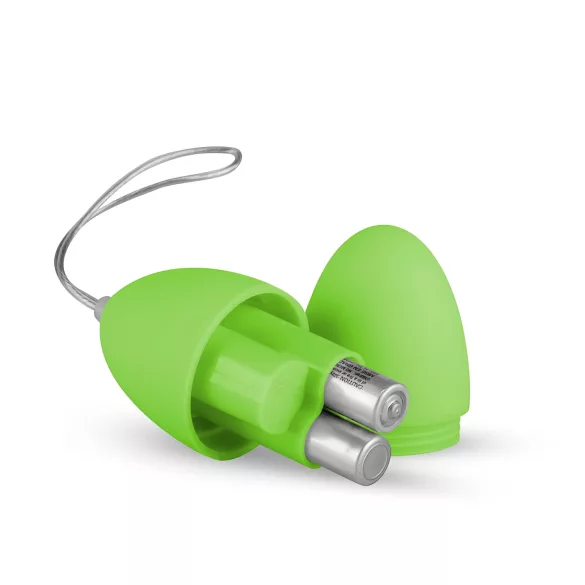 Easytoys - Uovo vibrante 7 ritmi a distanza (verde)