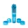 Easytoys - mini vibratore set - 5 accessori - silicone blu