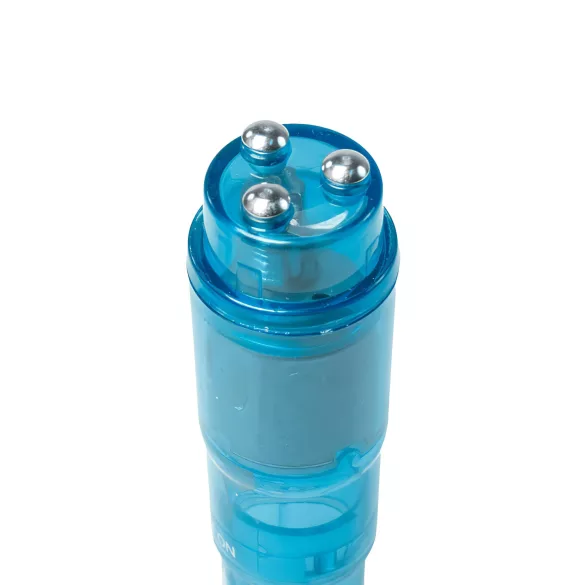 Easytoys - mini vibratore set - 5 accessori - silicone blu