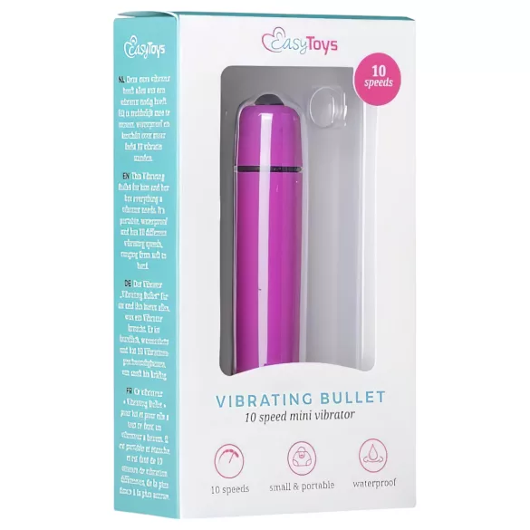 Easytoys - mini vibratore bullet impermeabile - viola