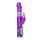 Easytoys - vibratore rabbit rotante con perle e stimolatore clitorideo - viola