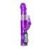 Easytoys - vibratore rabbit rotante con perle e stimolatore clitorideo - viola