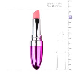 Easytoys Lipstick - vibratore a rossetto impermeabile (rosa)