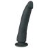 Easytoys - Dildo in silicone con ventosa (21 cm) - nero