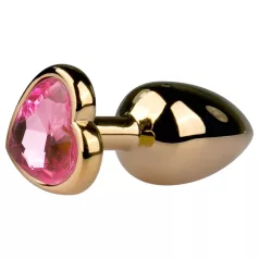 Easytoys - plug anale in metallo - piccolo - oro rosa 2,5cm