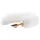 EasyToys Fox NO13 - plug anale in metallo con coda da volpe, anal plug (oro-bianco)