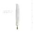 EasyToys Fox NO13 - plug anale in metallo con coda da volpe, anal plug (oro-bianco)