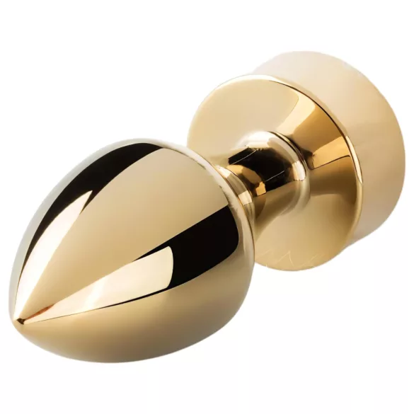 EasyToys Fox NO13 - plug anale in metallo con coda da volpe, anal plug (oro-bianco)