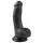 Easytoys - dildo realistico con ventosa e testicoli - nero 15 cm