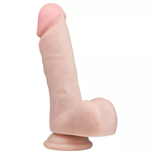 Easytoys - dildo realistico con ventosa e testicoli 17,5 cm - color carne