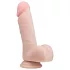Easytoys - dildo realistico con ventosa e testicoli 17,5 cm - color carne