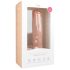 Easytoys - Dildo grande con ventosa e testicoli (29,5cm) - naturale