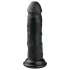 Easytoys - dildo realistico con ventosa - 15,5 cm - nero